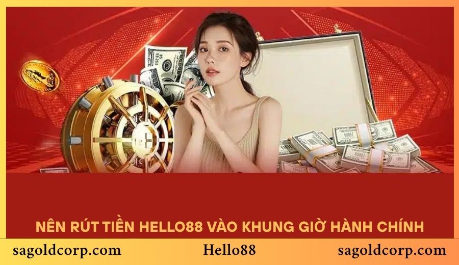 Nên rút tiền Hello88 vào khung giờ hành chính