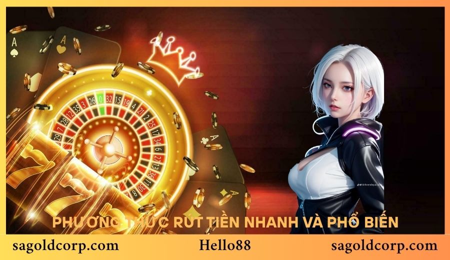 Phương thức rút tiền Hello88 phổ biến hiện nay