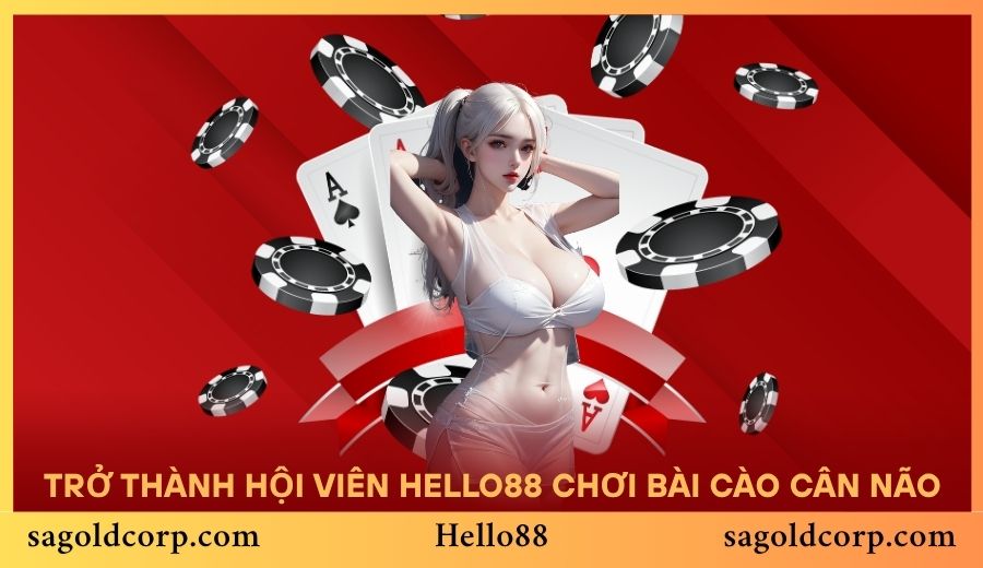 Trở thành hội viên Hello88 để chơi bài cào cân não